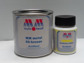 MM-metal SS-bronze with Hardener yellow